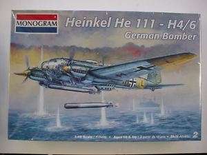 48 He 111H4/6 Mongram German WW2 Luftwaffe  