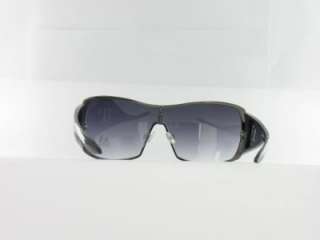 NEW Armani Exchange Designer Sunglasses Black/Pewter Wrap around AX008 