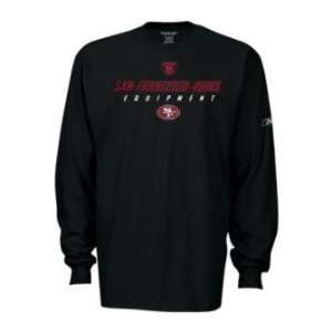  San Francisco 49ers Reebok Long Sleeve Equipment T shirt 