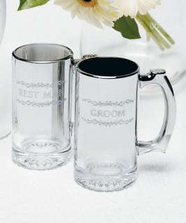   Engraved Gift Lusterware Beer Glass Stein Glass 068180893010  