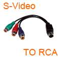Triple 3 RCA Audio Video AV Composite Extention Cable  