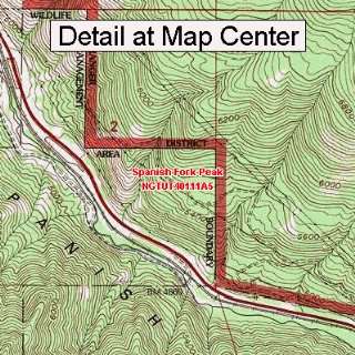   Map   Spanish Fork Peak, Utah (Folded/Waterproof)