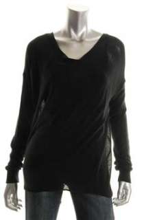 Vince Pullover Sweater Black BHFO Sale Misses S  
