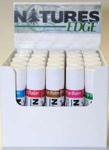 3x Natures Edge All Natural Lip Balm/Chap Stick Made with Ostrich Oil 