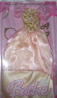 2005 ~ BARBIE ROYALE PINK & YELLOW DRESS WITH ROSES BODICE ~ CROWN 