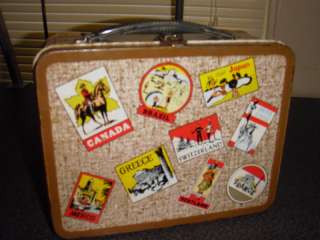 1970s Vintage Countries/World Metal Lunchbox (Ohio Art)  