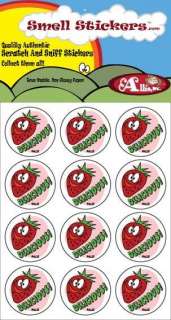 Smell Stickers Strawberry Scented Scratch & Sniff Stickers, 12/Pkg 