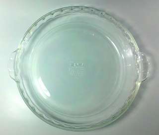 Pyrex CLEAR PIE PLATE #229 24 cm 9.5 dish glass  