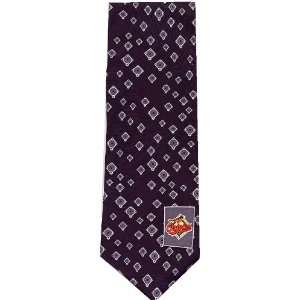  Orioles Black Updated Conservative Neckties
