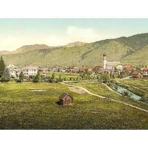   Oberammergau from from Felsenkeller Upper Bavaria Germany 24 X 18.5