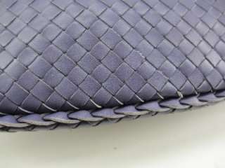 Auth Bottega Veneta Lavender Light Purple Medium Woven Hobo Bag  