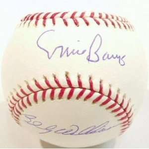 Ernie Banks and Billy Williams Chicago Cubs Autographed Baseball 