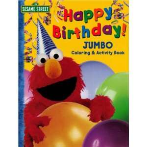  Sesame Street Happy Birthday Jumbo Coloring & Activity 