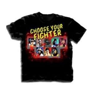  Mortal Kombat Choose Your Fighter T shirt Sports 