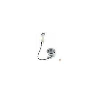   8817 0 Dry Sink Strainer w/ Cable Drain, White