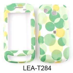 Fabric Snap On, Green Bubbles on White Hard Case/Cover/Faceplate/Snap 