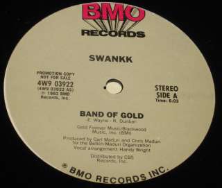Swankk 12 DJ PROMO Band of Gold MODERN SOUL FUNK BMO HEAR ♫  