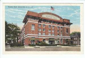   Greenville South Carolina SC Old Postcard Vintage County 1920s  