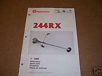 b1330) Husqvarna Brush Cutter Parts List Model 244RX  
