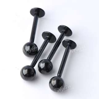   Labret Lip Chin Ring Ball Bars Body Piercing Stainless Steel  