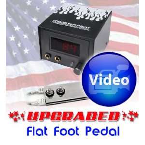  Digital Tattoo Power Supply clip cord & Foot Pedal NEW 