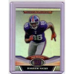  2011 Topps Platinum #104 Hakeem Nicks   New York Giants 