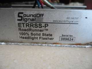 Sound Off Signal ETRRSS P Roadrunner 100% Solid State Headlight 