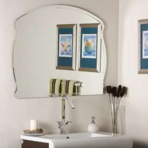   Wonder Frameless Wall Bathroom Mirror Hallway Mirror