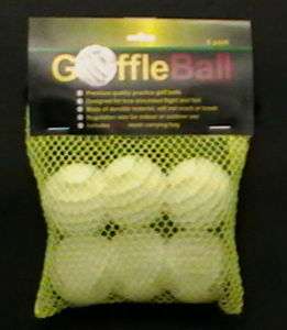 Premium Plastic Golf Balls 6pk  Glow In The Dark  