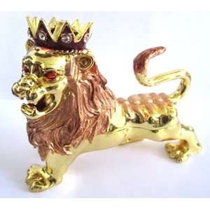  Bejeweled Trinket Box Lion King 