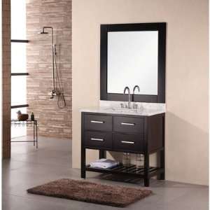    Design Element 36 Inch Single Bathroom Vanity Set