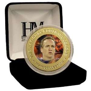  NFL Broncos Peyton Manning Broncos Gold Coin Sports 