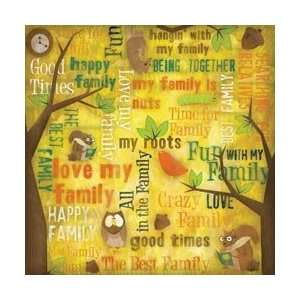  Karen Foster Kids Ancestry Paper 12X12 Family Fun Collage 