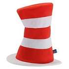   SEUSS CAT IN THE HAT CHILD ADULT COSTUME HAT RED WHITE STOVE PIPE HAT