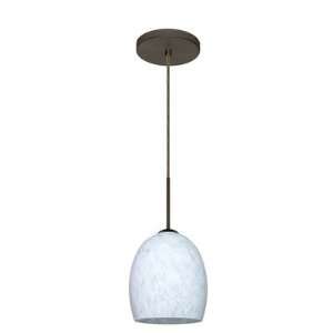  Lucia One Light Cord Hung Pendant with Flat Canopy Finish 