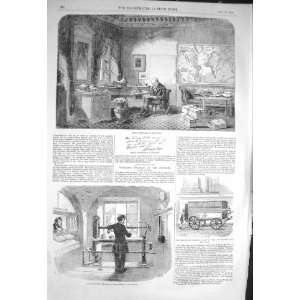  1856 BARON HUMBOLDT STUDY WEIGHING MACHINE POST OFFICE 