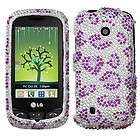   Diamante Bling Phone Snap On Cover Case for LG Cosmos Touch VN270