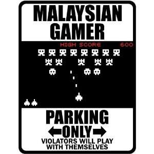  New  Malaysian Gamer   Parking Only ( Invaders Tribute   80S Game 