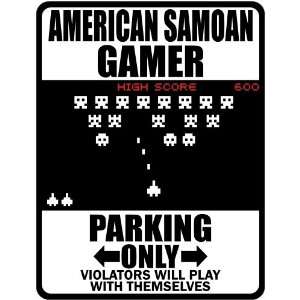 American Samoan Gamer   Parking Only ( Invaders Tribute   80S Game 