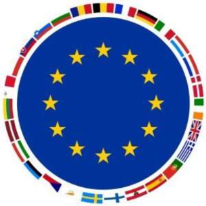  European Union Flags Sticker Automotive