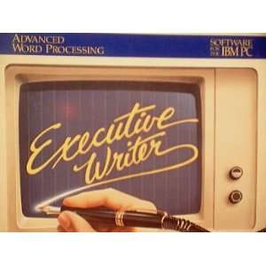  Executive Writer A Full Featured Word Processing Program 
