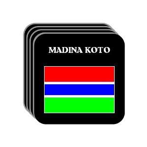  Gambia   MADINA KOTO Set of 4 Mini Mousepad Coasters 