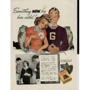   Sam in Washington, D.C.  1942 OLD GOLD Cigarettes Ad, A5795A