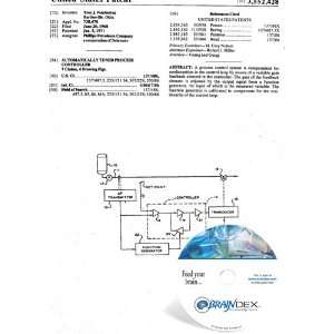  NEW Patent CD for AUTOMATICALLY TUNED PROCESS CONTROLLER 