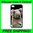 koala bear awake apple iphone 4 4s hard case 8