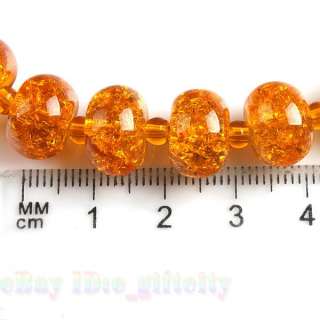 1string New Yellow Glass Loose illusion Beads 111257  