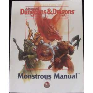   To Advanced Dungeons & Dragons Game Monstrous Manual Accessory Books