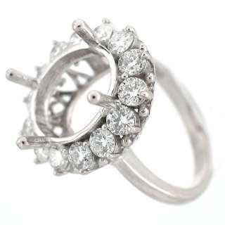 14k Princess Diana/ Kate Middleton Inspired Diamond Ring Setting 1.80 