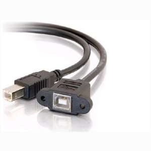  CABLES TO GO 2FT USB 2.0 BF TO BM PANEL MOUNT CABLE molded 