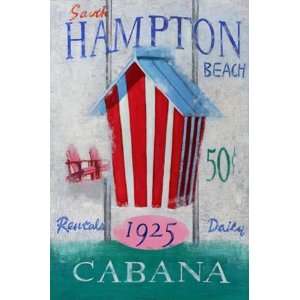  South Hampton Cabana by Robert Downs 10 X 8 Poster